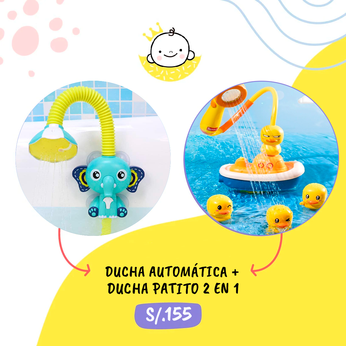 Ducha Patito 2 en 1