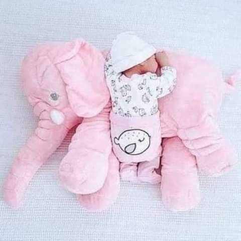 ALMOHADA ELEFANTE BEBE PELUCHE