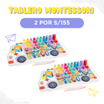 TABLERO MONTESSORI 6 EN 1