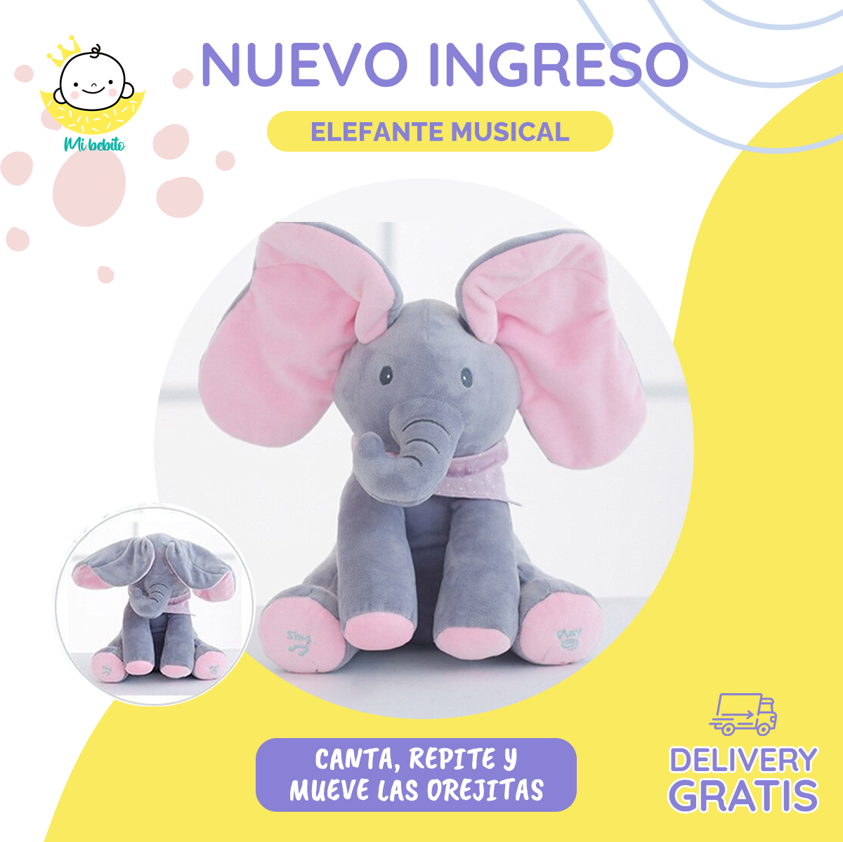 Elefante Interactivo Musical ✨